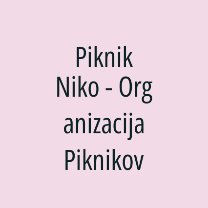 Piknik Niko - Organizacija Piknikov - Logotip