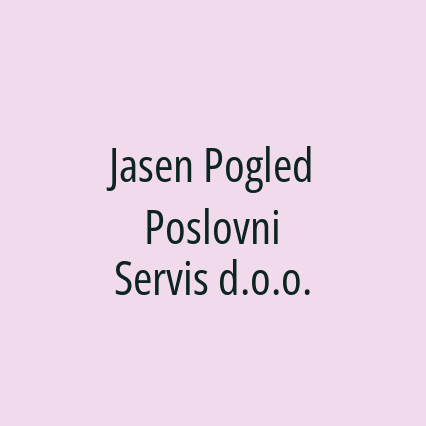 Jasen Pogled Poslovni Servis d.o.o.