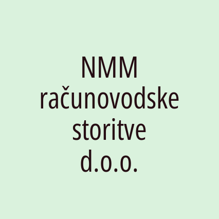 NMM računovodske storitve d.o.o.