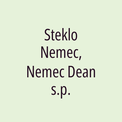 Steklo Nemec, Nemec Dean s.p.