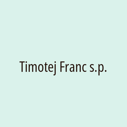 Timotej Franc s.p. - Logotip