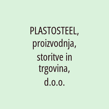 PLASTOSTEEL, proizvodnja, storitve in trgovina, d.o.o. - Logotip