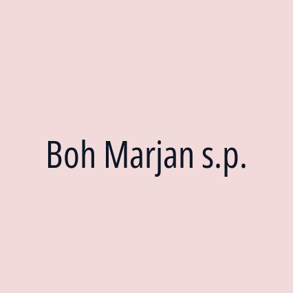 Boh Marjan s.p.