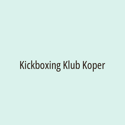 Kickboxing Klub Koper