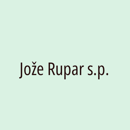 Jože Rupar s.p.