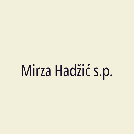 Mirza Hadžić s.p. - Logotip