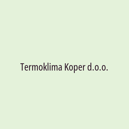 Termoklima Koper d.o.o. - Logotip