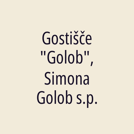 Gostišče "Golob", Simona Golob s.p.