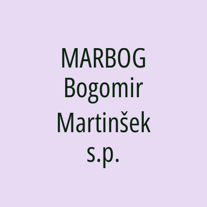 MARBOG Bogomir Martinšek s.p.