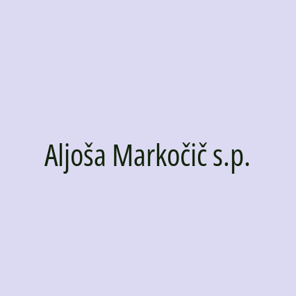 Aljoša Markočič s.p.