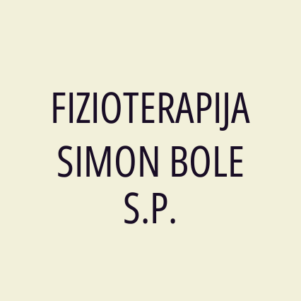 FIZIOTERAPIJA SIMON BOLE S.P.