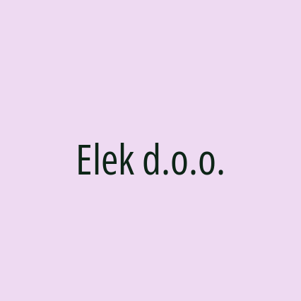 Elek d.o.o.