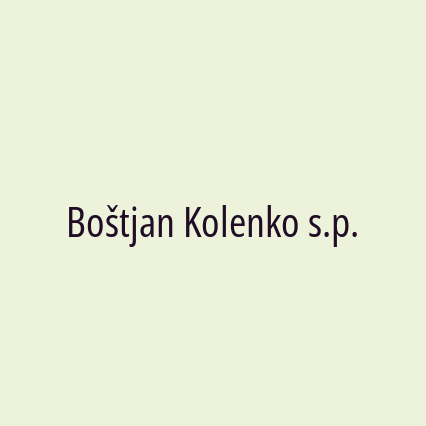 Boštjan Kolenko s.p. - Logotip