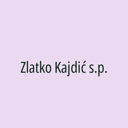 Zlatko Kajdić s.p. - Logotip