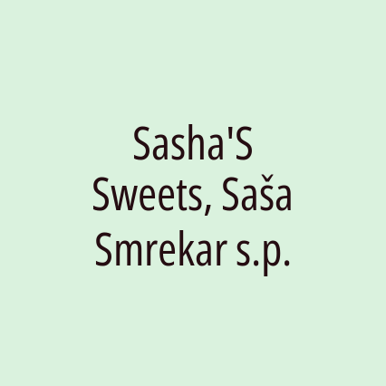 Sasha'S Sweets, Saša Smrekar s.p. - Logotip