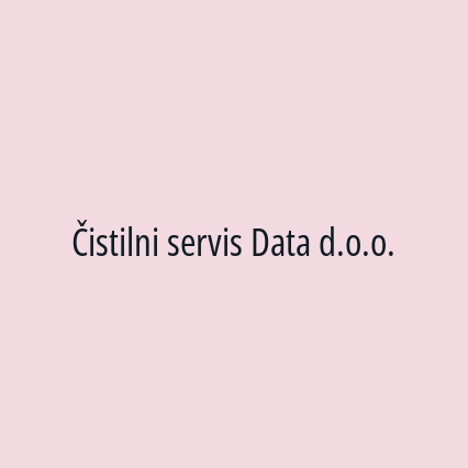 Čistilni servis Data d.o.o.