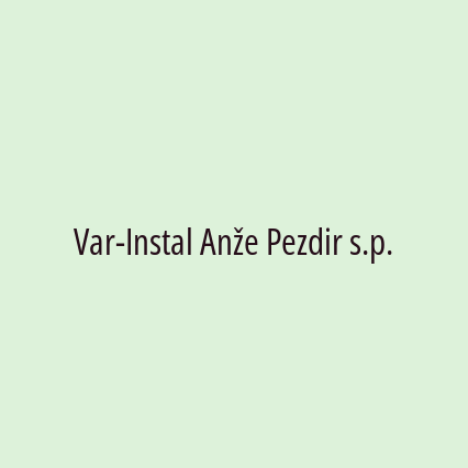 Var-Instal Anže Pezdir s.p.