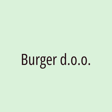 Burger d.o.o. - Logotip