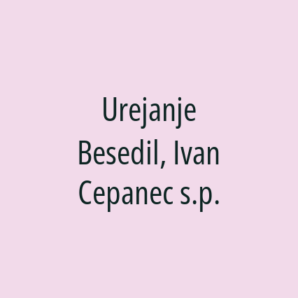 Urejanje Besedil, Ivan Cepanec s.p. - Logotip