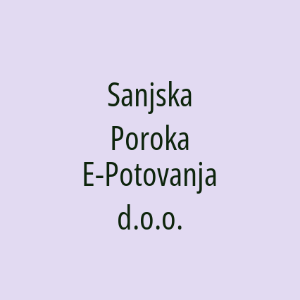 Sanjska Poroka E-Potovanja d.o.o. - Logotip