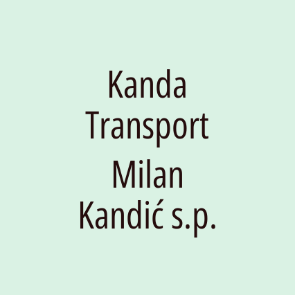 Kanda Transport Milan Kandić s.p.