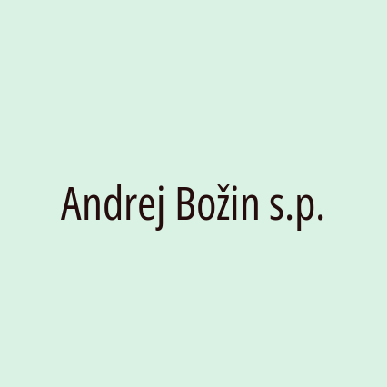 Andrej Božin s.p.