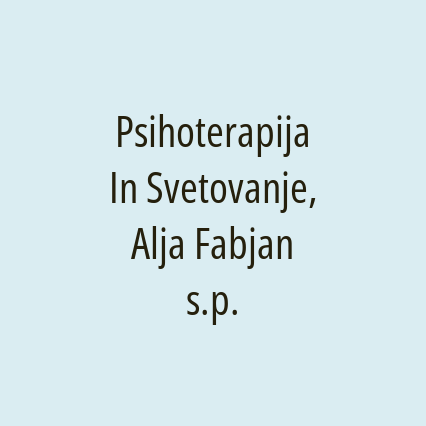 Psihoterapija In Svetovanje, Alja Fabjan s.p. - Logotip