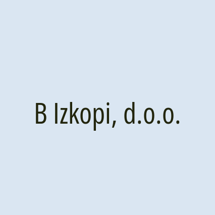 B Izkopi, d.o.o.