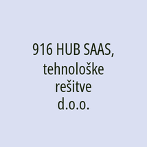 916 HUB SAAS, tehnološke rešitve d.o.o. - Logotip