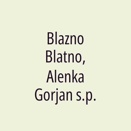 Blazno Blatno, Alenka Gorjan s.p. - Logotip