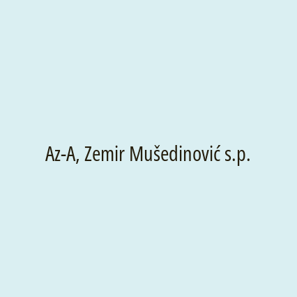 Az-A, Zemir Mušedinović s.p. - Logotip