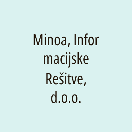 Minoa, Informacijske Rešitve, d.o.o. - Logotip