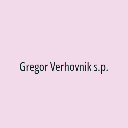 Gregor Verhovnik s.p. - Logotip