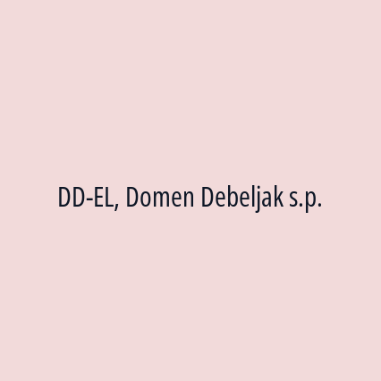 DD-EL, Domen Debeljak s.p.