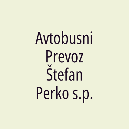 Avtobusni Prevoz Štefan Perko s.p. - Logotip