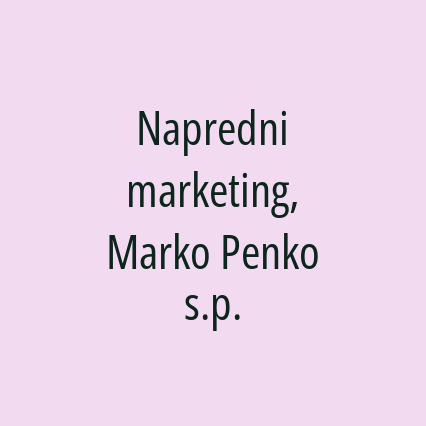 Napredni marketing, Marko Penko s.p.