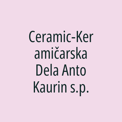 Ceramic-Keramičarska Dela Anto Kaurin s.p. - Logotip