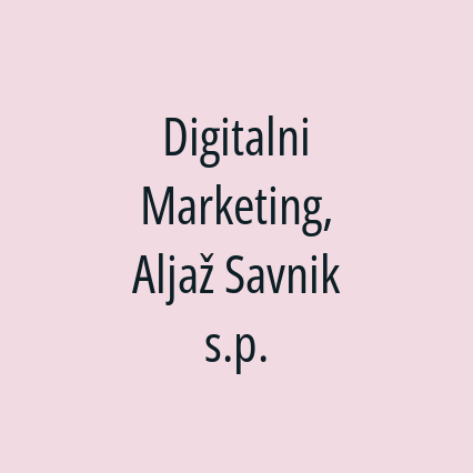 Digitalni Marketing, Aljaž Savnik s.p. - Logotip