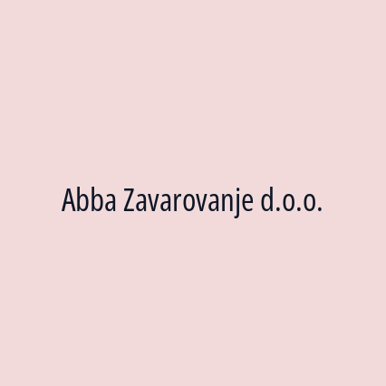 Abba Zavarovanje d.o.o.