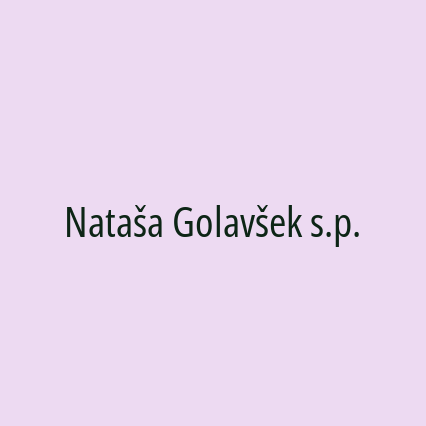 Nataša Golavšek s.p.