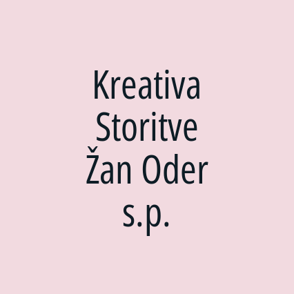 Kreativa Storitve Žan Oder s.p.