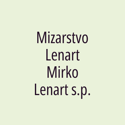 Mizarstvo Lenart Mirko Lenart s.p. - Logotip