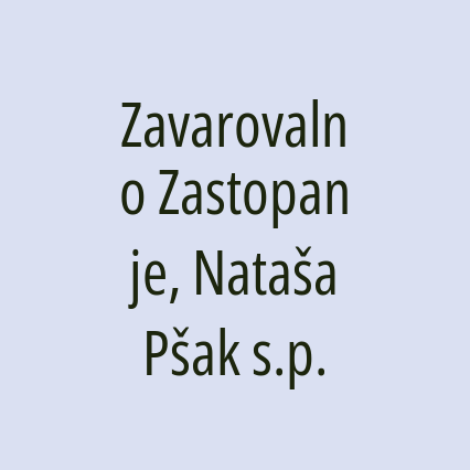 Zavarovalno Zastopanje, Nataša Pšak s.p.