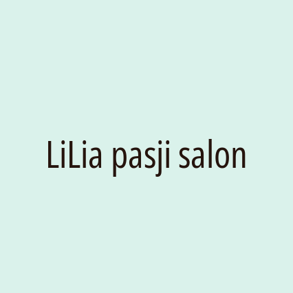 LiLia pasji salon - Logotip