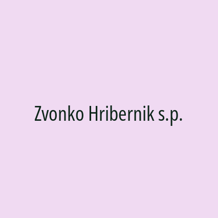 Zvonko Hribernik s.p.