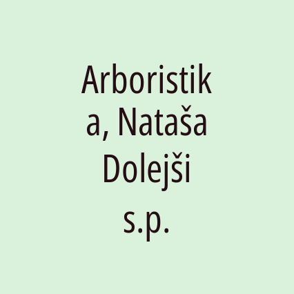 Arboristika, Nataša Dolejši s.p. - Logotip