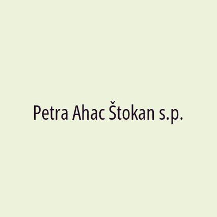 Petra Ahac Štokan s.p.