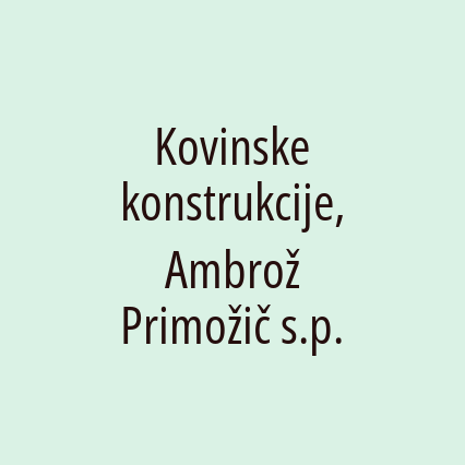 Kovinske konstrukcije, Ambrož Primožič s.p. - Logotip