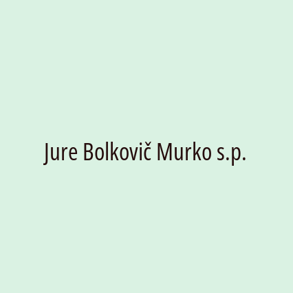 Jure Bolkovič Murko s.p. - Logotip