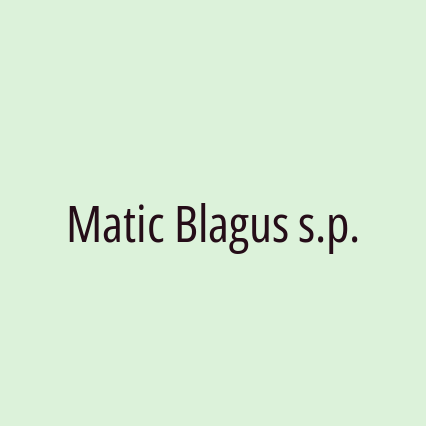 Matic Blagus s.p.